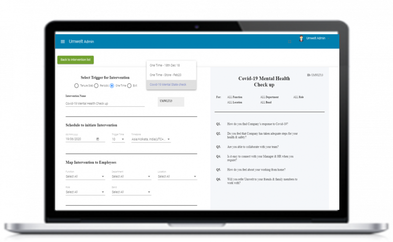 Interventions for completed Life Cycle Schedule as you like